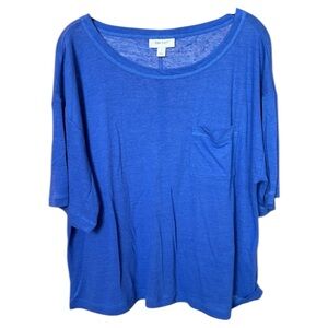 ON 34th Tee - Blue Short Sleeve Pocket T-Shirt - L